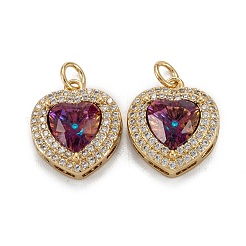 Латунные микро проложить кубического циркония подвески&nbsp;KK-G404-A-01H-G