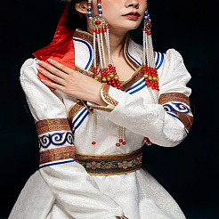 5 ярд полиэстеровой жаккардовой ленты в национальном стиле для аксессуаров одежды&nbsp;OCOR-LP0003-98