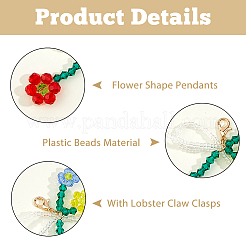 6 breloque pour chaussures en plastique&nbsp;DIY-HS0002-11