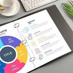 Блокнот формата А4 из стали с 3-мя кольцами FIND-BC0003-19