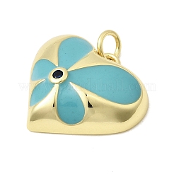 Colgante micropavé cubic zirconia de latón&nbsp;KK-H267-029G