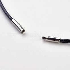 Воском хлопка ожерелье шнура материалы MAK-G003-07C