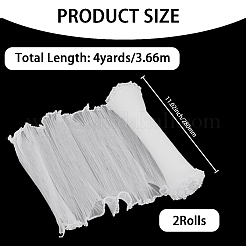 8 ярд полиэстеровой упаковочной сетки для букетов&nbsp;AJEW-CY0001-74B