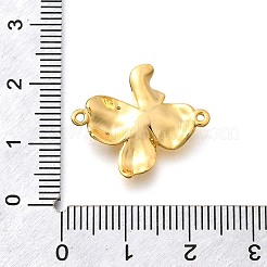 Подвески-цветочки из латуни с прозрачным кубическим цирконием&nbsp;LS-KK-B131-06G