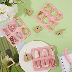 3 шт. 3 стиля арочные трапециевидные резаки для глины из АБС-пластика DIY-GF0009-42A