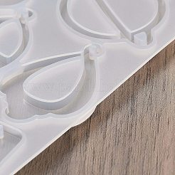 Moule en silicone pour boucles d'oreilles et pendentifs&nbsp;X1-DIY-Q033-01D