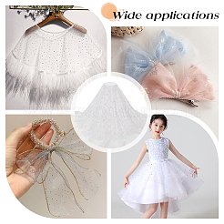 Полиэфирная кружевная ткань DIY-WH0409-97A