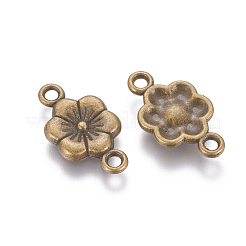 Connecteurs de liens de fleurs en alliage de style tibétain&nbsp;MLF5093Y-NF