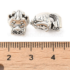 Европейские сплавочные бусины тибетского стиля  PALLOY-M217-15AS