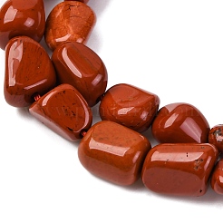 Натуральные красные яшмы бусы пряди G-G146-A04-01