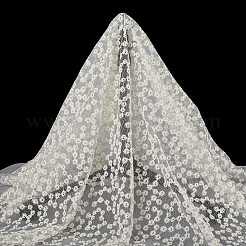Tissus en polyester à motifs de marguerites&nbsp;DIY-WH20025-033