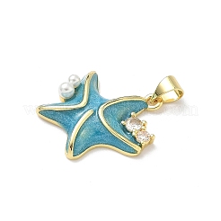 Латунные микро проложить кубического циркония подвески&nbsp;KK-P330-06G-02