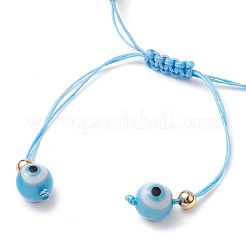 Браслеты из плетеных бусин из стеклянного бисера для женщин BJEW-MZ00122