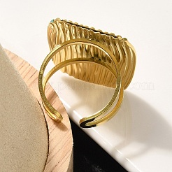 Кольцо-манжета из нержавеющей стали 304 для женщин&nbsp;RJEW-B109-03G-03