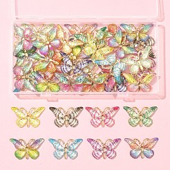 36 шт. 2 стиля печатных полупрозрачных акриловых подвесок MACR-FS0002-01