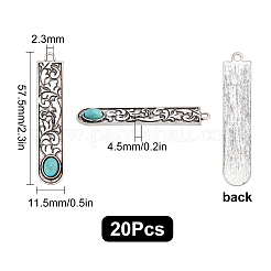 Тибетский сплав стиля большие кулоны&nbsp;FIND-SC0002-91