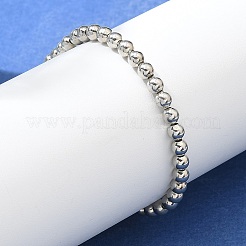 Браслеты из латунных бусин для мужчин и женщин BJEW-G736-04P