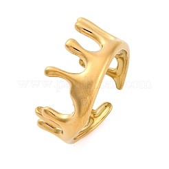 Открытые манжеты из нержавеющей стали 304 с изображением морских животных&nbsp;RJEW-Q005-01F-G