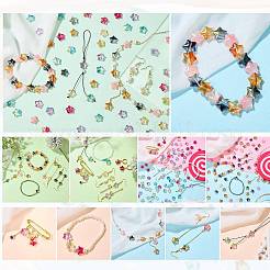 100 pieza de cuentas de lampwork hechas a mano de color degradado&nbsp;DIY-SZ0010-51D
