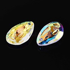 Подвески из гальванического стекла&nbsp;EGLA-T029-04B