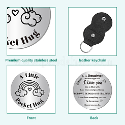 1 шт. памятные монеты из нержавеющей стали 304 AJEW-CN0001-43J