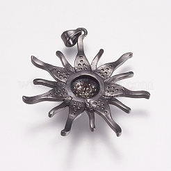 Латунные микро проложить кубического циркония подвески ZIRC-E143-57