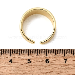 Offene Manschettenringe aus Messing&nbsp;RJEW-D345-03G