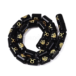 12 costellazioni fili di perline di vetro opaco&nbsp;GL-N003-01A-B10