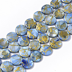 Fili perline di conchiglia d'acqua dolce&nbsp;SHEL-T014-012