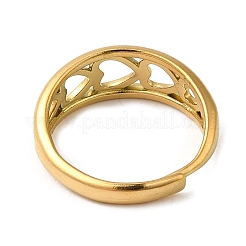 Anillos de dedo de acero inoxidable 304&nbsp;AJEW-Z009-01D-G