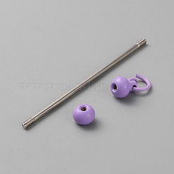 Железный стержень из бисера брелок для изготовления ювелирных изделий своими руками&nbsp;IFIN-SZC0005-01A-16