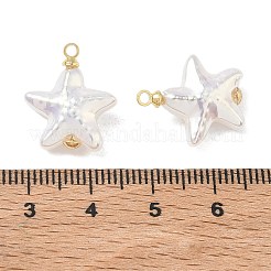 Anhänger aus Messing und Glas&nbsp;KK-D289-14G