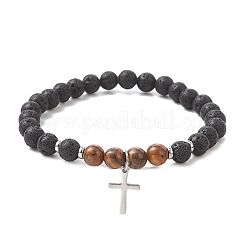 201 браслет с подвесками из нержавеющей стали&nbsp;BJEW-JB13246