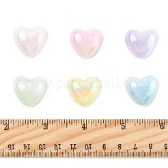 40шт акриловые бусины с УФ-покрытием MACR-FS0002-18