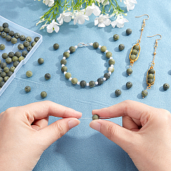Rotonde smerigliato Taiwan naturale filamenti di perline giada&nbsp;G-AR0003-70