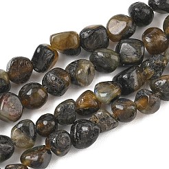 Fili di perline di larvikite naturale&nbsp;GG-CBA9392-24