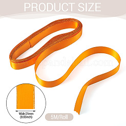 5 m Polyester-Satinband mit Goldrand&nbsp;OCOR-TADJ0001-05H