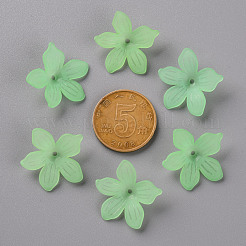 Матовые акриловые колпачки из бисера&nbsp;MACR-S371-05A-733