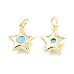 Латунь подвески&nbsp;X-ZIRC-L076-057G