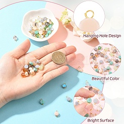 Подвески из гальванического стекла&nbsp;PALLOY-YW00145-01