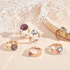 DIY-Fingerring-Herstellungssets&nbsp;DIY-NB0004-65RG