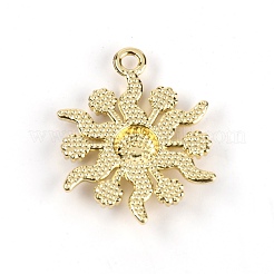 Legierung Glas Strass Anhänger&nbsp;FIND-WH0060-36LG