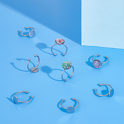 30 шт. регулируемые кольца для пальцев из нержавеющей стали 304 STAS-UN0059-79A