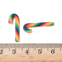 Рождественские бусины из полимерной глины ручной работы CLAY-P005-03B-07