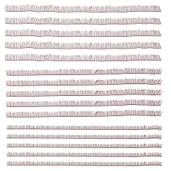 15шт 3 стиля плюшевые кукольные ресницы-полоски&nbsp;DOLL-CP0001-07B