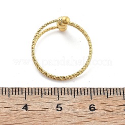 Ионное покрытие (ip) манжетные кольца из нержавеющей стали 304 RJEW-P131-02G