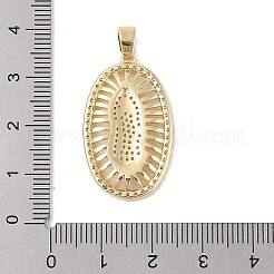 Латунные подвески с фианитами&nbsp;KK-Z050-20G