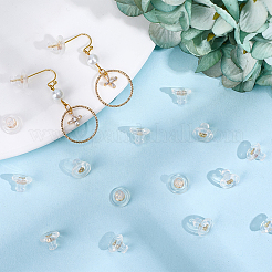 30 шт. Силиконовые гайки для ушей&nbsp;FIND-BBC0002-29G