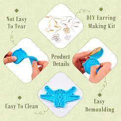 Силиконовые Молды для подвески в виде птицы своими руками (4 шт. DIY-TA0009-91