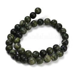 Naturali cinesi perle di giada fili&nbsp;G-P626-10mm-01A